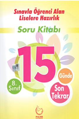 Palme 8. Sınıf LGS 15 Günde Son Tekrar Soru Kitabı - 1