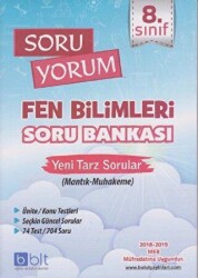 8. Sınıf Soru Yorum Fen Bilimleri Soru Bankası - Bulut Eğitim ve Kültür Yayınları