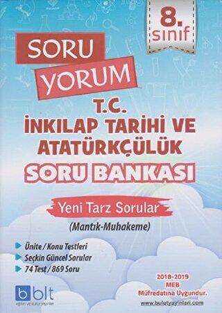 Bulut Eğitim ve Kültür Yayınları 8. Sınıf Soru Yorum T.C. İnkılap Tarihi ve Atatürkçülük Soru Bankası