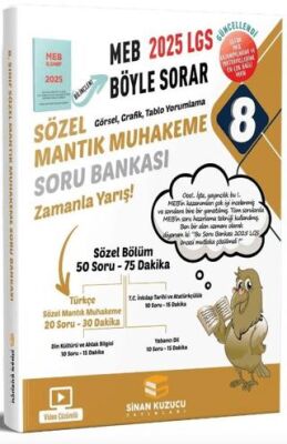 Sinan Kuzucu Yayınları 8. Sınıf Sözel Mantık Muhakeme Soru bankası - 1