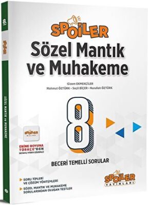 Spoiler Yayınları 8. Sınıf Sözel Mantık ve Muhakeme Soru Bankası - 1