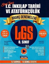 8. Sınıf T. C. İnkılap Tarihi ve Atatürkçülük Branş Denemeleri - Yeni Tarz Yayınları