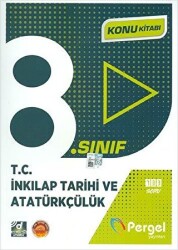 8. Sınıf T.C İnkılap Tarihi ve Atatürkçülük Konu Anlatımlı Kitap - Pergel Yayınları