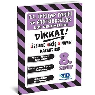 8. Sınıf T. C. İnkılap Tarihi ve Atatürkçülük LGS Denemeleri kapağı