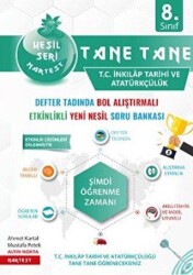 Nartest Yayınevi 8. Sınıf Yeşil Tane Tane T.C. İnkılap Tarihi Ve Atatürkçülük Soru Bankası - Nartest Yayınevi