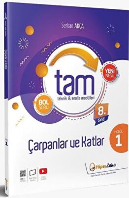 Hiper Zeka Yayınları 8. Sınıf TAM Matematik 1 - Çarpanlar ve Katlar - 1