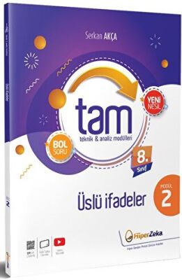 Hiper Zeka Yayınları 8. Sınıf TAM Matematik 2 - Üslü İfadeler - 1