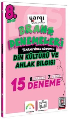 8. Sınıf Tamamı Video Çözümlü Din Kültürü ve Ahlak Bilgisi 15 Branş Denemeleri - 1