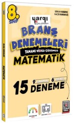8. Sınıf Tamamı Video Çözümlü Matematik 15 Branş Denemeleri - Yargı Yayınevi