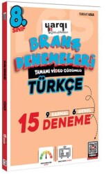 8. Sınıf Tamamı Video Çözümlü Türkçe 15 Branş Denemeleri - Yargı Yayınevi