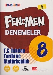 8. Sınıf T.C. İnkılap Tarihi ve Atatürkçülük Fenomen Denemeler Fenomen Okul Yayınları - Fenomen Yayınları