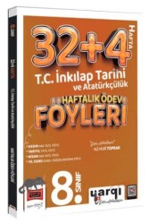 8. Sınıf T.C. İnkılap Tarihi ve Atatürkçülük 32+4 Haftalık Ödev Föyleri - Yargı Yayınevi
