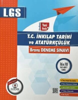 8. Sınıf T.C. İnkılap Tarihi ve Atatürkçülük Branş Deneme Sınavı - 1