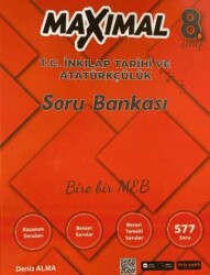 8. Sınıf Maximal İnkılap Tarihi ve Atatürkçülük Soru Bankası - Artı Zeka Yayınları