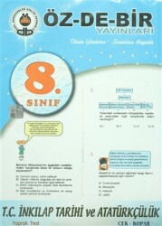 8. Sınıf T.C. İnkılap Tarihi ve Atatürkçülük Çek Kopar Yaprak Test - Özdebir Yayınları