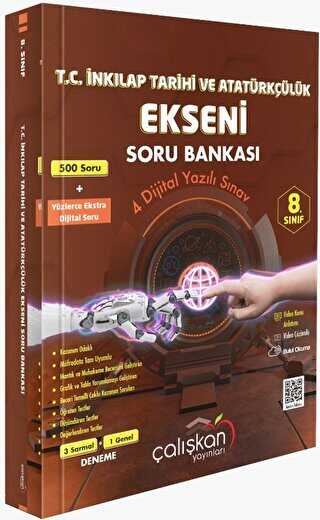 Çalışkan Yayınları 8. Sınıf T.C. İnkılap Tarihi ve Atatürkçülük Ekseni Soru Bankası