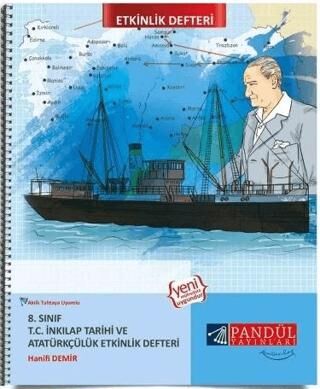 Pandül Yayınları 8. Sınıf T.C. İnkılap Tarihi ve Atatürkçülük Etkinlik Defteri - 1