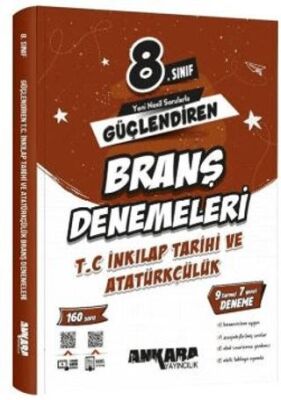 8. Sınıf T.C. İnkılap Tarihi ve Atatürkçülük Güçlendiren Branş Denemeleri - 1