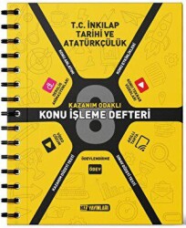 Hız Yayınları 8. Sınıf T.C. İnkılap Tarihi ve Atatürkçülük Konu İşleme Defteri - Hız Yayınları