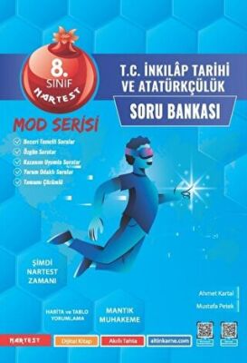Nartest Yayınevi 8. Sınıf T.C. İnkılap Tarihi ve Atatürkçülük Mod Serisi Soru Bankası - 1