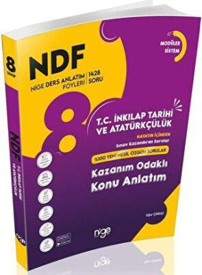 Startfen Yayınları 8. Sınıf T.C. İnkılap Tarihi ve Atatürkçülük Nige Ders Anlatım Föyleri - 1