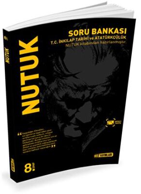 8. Sınıf T.C. İnkılap Tarihi ve Atatürkçülük Nutuk Soru Bankası kapağı