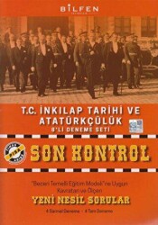 Bilfen Yayıncılık 8. Sınıf T.C. İnkılap Tarihi ve Atatürkçülük Son Kontrol 8`li Deneme Seti - Bilfen Yayıncılık