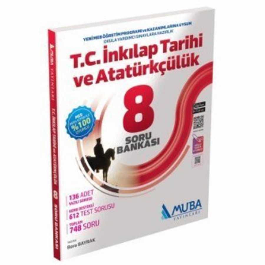 8. Sınıf T.C İnkılap Tarihi ve Atatürkçülük Soru Bankası Muba Yayınları - Muba Yayınları