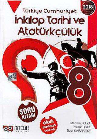 Nitelik Yayınları - Bayilik 8. Sınıf T. C. İnkılap Tarihi ve Atatürkçülük Soru Kitabı