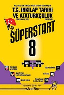 Startfen Yayınları 8. Sınıf T.C. İnkilap Tarihi ve Atatürkçülük Süperstart Soru Bankası - 1