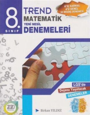 Yazarın Kendi Yayını - Birkan Yıldız 8. Sınıf Trend Matematik Yeni Nesil Denemeleri - 1