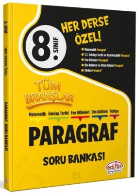 8. Sınıf Tüm Branşlar Paragraf Soru Bankası - 1