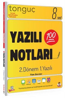 Tonguç Akademi 8. Sınıf Yazılı Notları 2. Dönem 1. Yazılı - 1