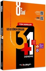 8. Sınıf Tüm Dersler 3+1 İlk Dönem Deneme - Motivasyon Yayınları