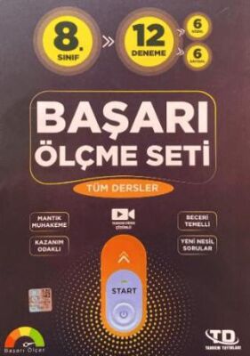 Tandem Yayınları 8. Sınıf Tüm Dersler Başarı Ölçme Seti 12 Deneme Sınavı - 1