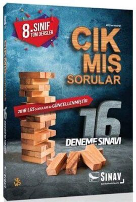 Sınav Yayınları 2019 8. Sınıf Çıkmış Sorular 16 Deneme Sınavı - 1