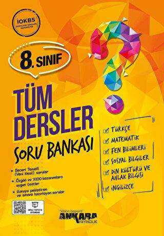 Ankara Yayıncılık 8. Sınıf Tüm Dersler Soru Bankası