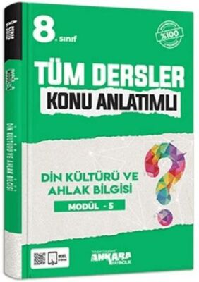 8. Sınıf Tüm Dersler Konu Anlatımlı Din Kültürü ve Ahlak Bilgisi Modül 5 - 1