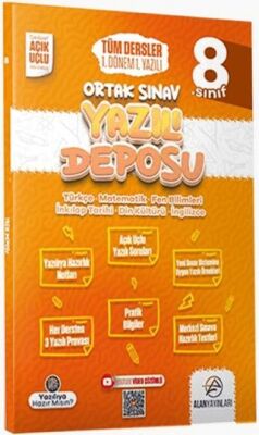 8. Sınıf Tüm Dersler Ortak Sınav 1. Dönem 1. Yazılı - 1