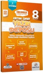 8. Sınıf Tüm Dersler Ortak Sınav 2. Dönem 1. ve 2. Yazılı - Alan Yayınları