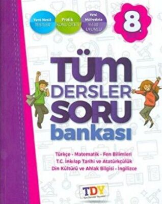 TDY Yayınları 8. Sınıf Tüm Dersler Soru Bankası - 1