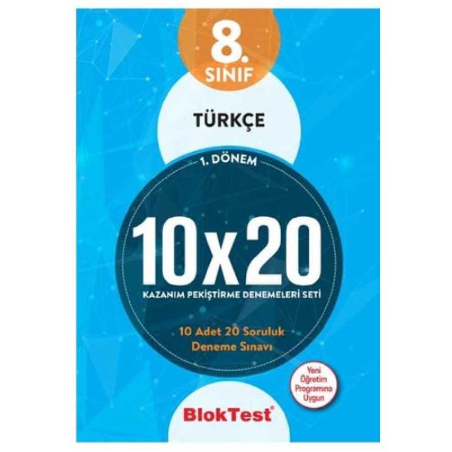Tudem Yayınları - Bayilik 8. Sınıf Bloktest 1.Dönem Türkçe 10x20 Kazanım Pekiştirme Denemeleri Seti