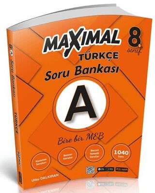 8. Sınıf Türkçe A Maximal Bire Bir MEB Soru Bankası - 1