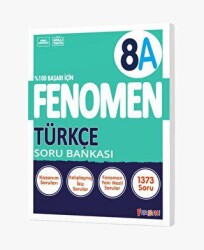 Fenomen Yayınları 8. Sınıf Türkçe A Soru Bankası - Fenomen Yayınları