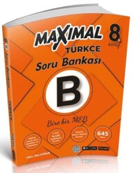 8. Sınıf Türkçe B Maximal Bire Bir MEB Soru Bankası - Artı Zeka Yayınları