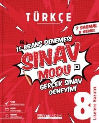 Pruva Akademi 8. Sınıf Türkçe Branş Denemesi - Pruva Akademi