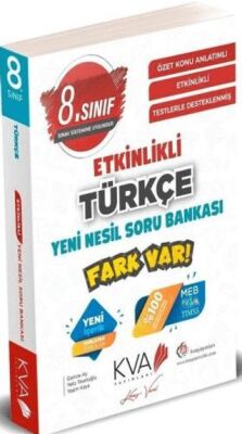 8. Sınıf Türkçe Yeni Nesil Etkinlikli Fark Var Soru Bankası - 1