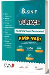 8. Sınıf Türkçe Fark Var Kazanım Takip Denemeleri - Koray Varol Akademi