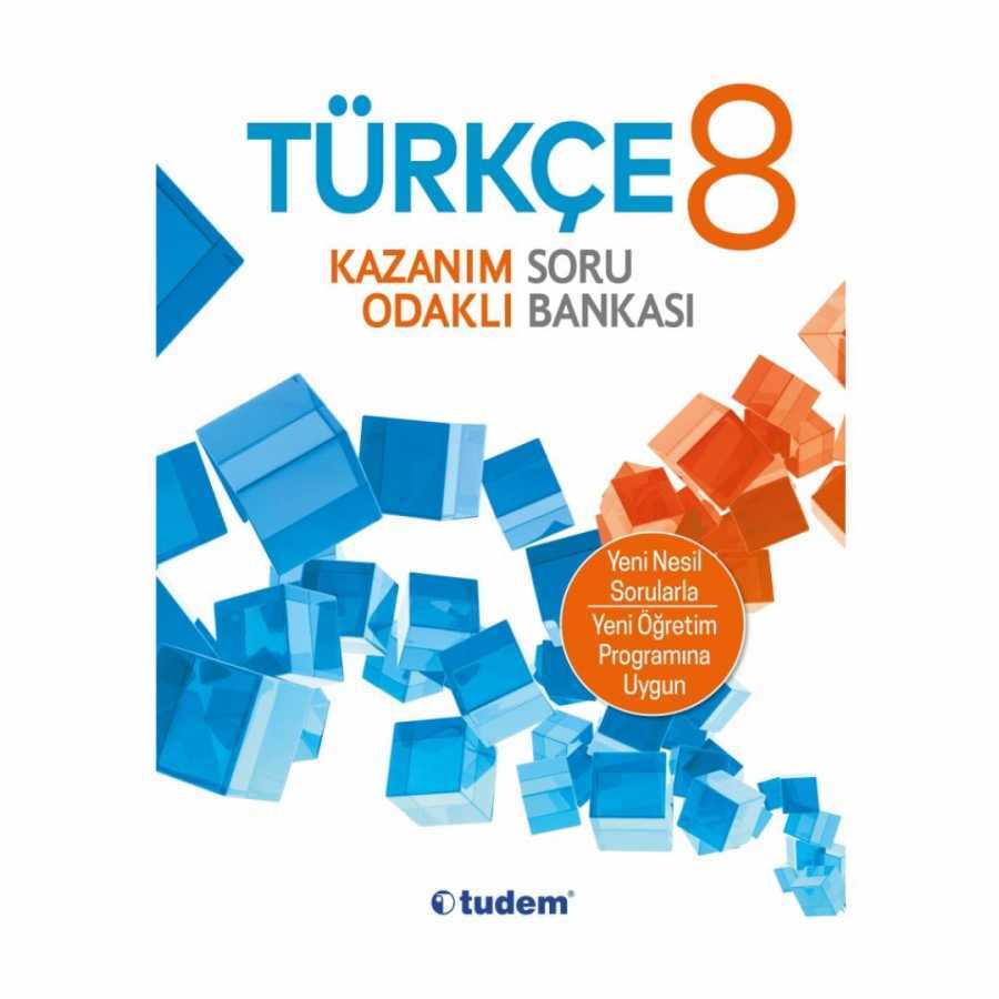 Tudem Yayınları - Bayilik 8. Sınıf Türkçe Kazanım Odaklı Soru Bankası