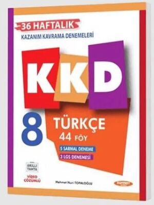8. Sınıf Türkçe KKD Haftalık Kazanım Kavrama Denemeleri - 1